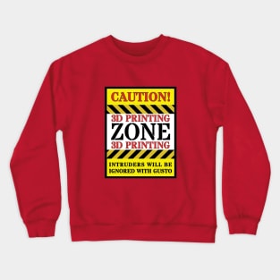 3d Printing Zone Crewneck Sweatshirt